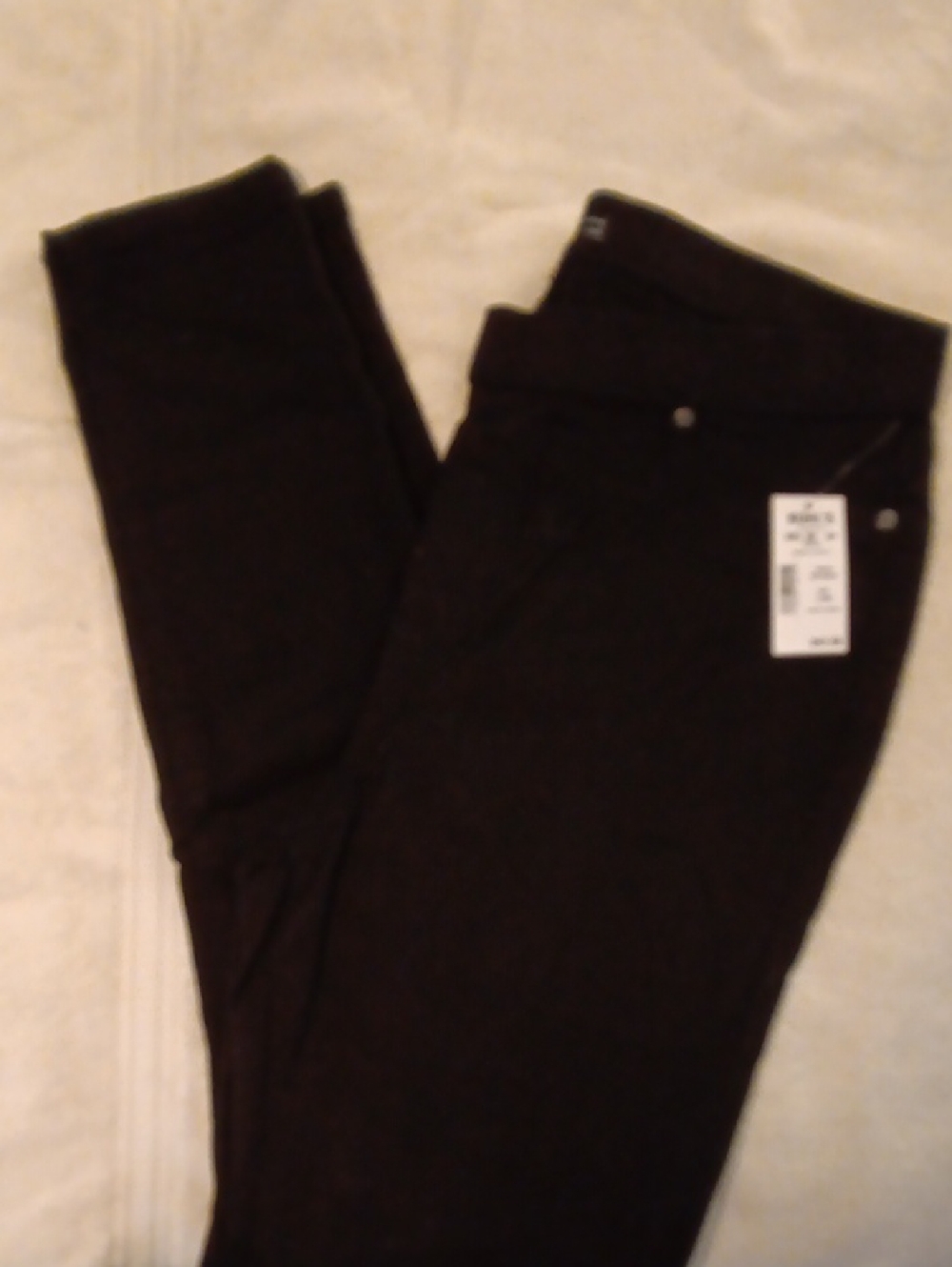 Vera Wang Black Legging-Style Skinny Pants